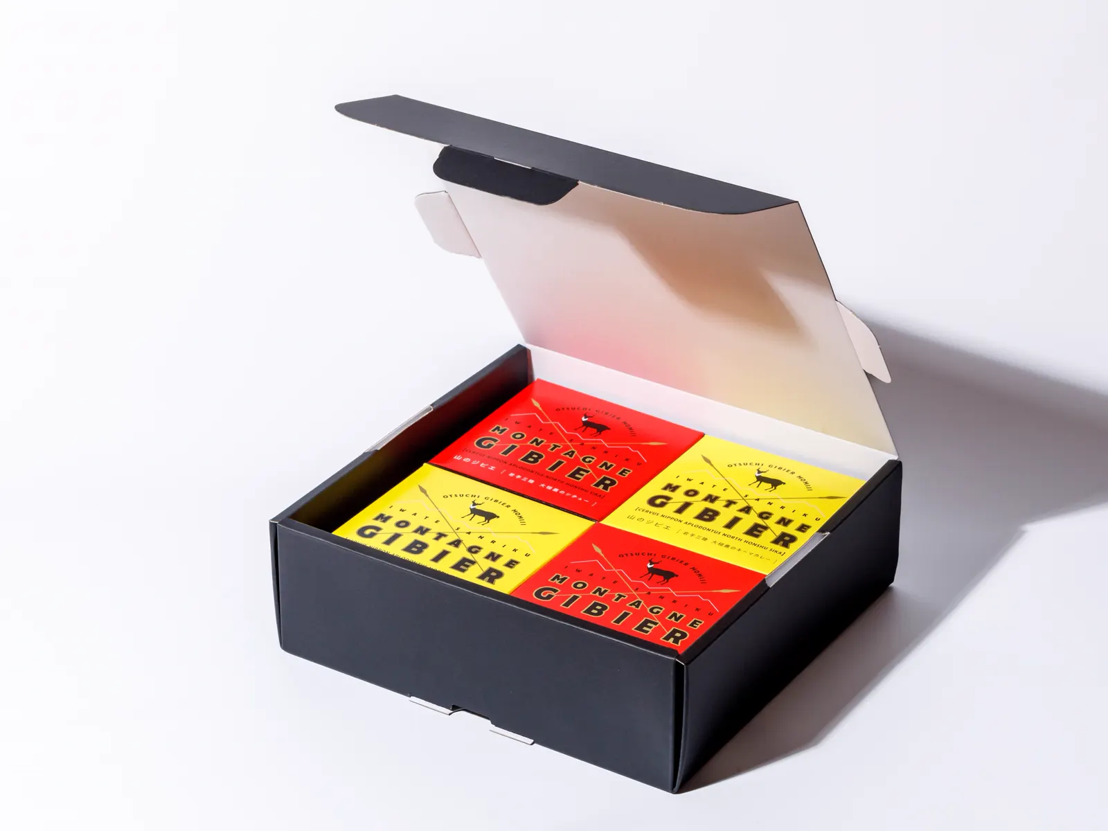 【常温ギフト便】缶詰4缶詰め合わせセット（コク旨シチュー缶２缶＋キーマカレー缶2缶） · MOMIJI株式会社 / 大槌ジビエ