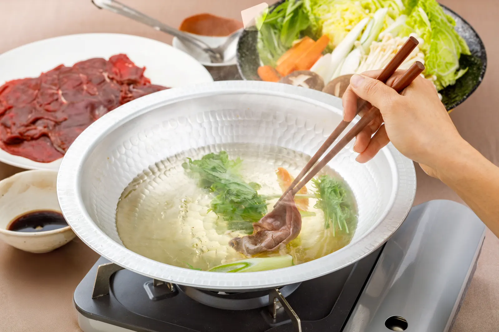 大槌特製 鹿しゃぶしゃぶ　さっとお湯に通すだけ　 · MOMIJI株式会社 / 大槌ジビエ