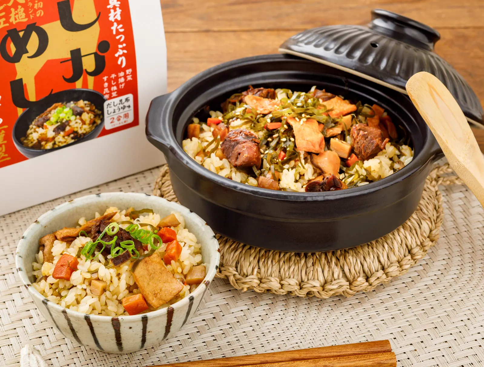 【しかめし】炊き込みご飯の素 · MOMIJI株式会社 / 大槌ジビエ